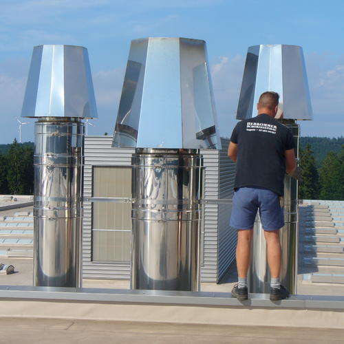 Boysen, Simmersfeld - Abgasleitungen für die Glühöfen