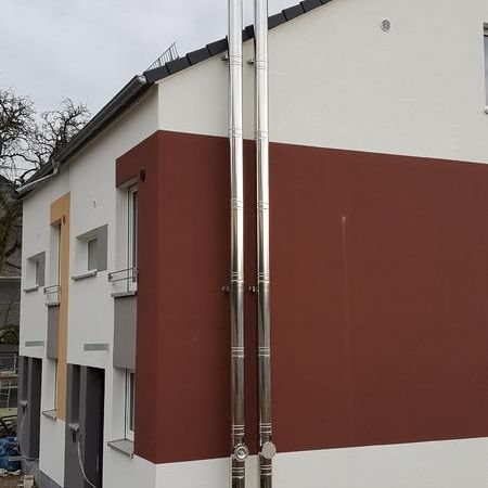 Abgasleitungen für BHKW und Brennwertkessel - Lindenweg Meersburg